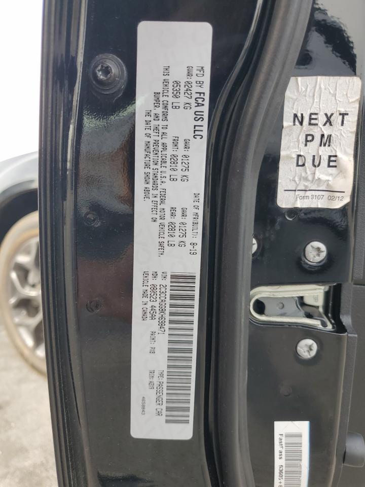 2019 Chrysler 300 S VIN: 2C3CCAGG8KH698471 Lot: 93768685