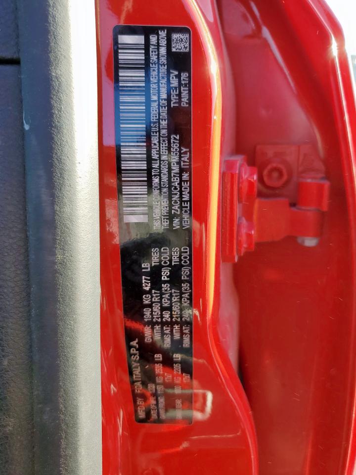 2021 Jeep Renegade Sport VIN: ZACNJCAB7MPM55672 Lot: 92201395