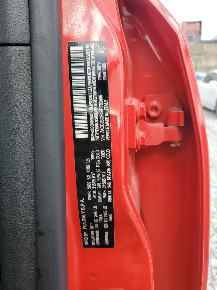 2017 Jeep Renegade Trailhawk VIN: ZACCJBCB4HPF63495 Lot: 90992435