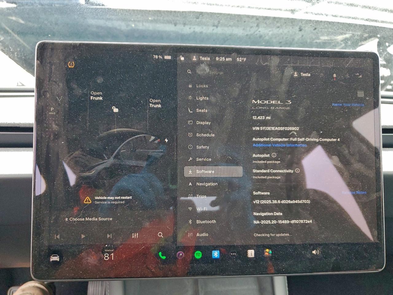 2025 Tesla Model 3 VIN: 5YJ3E1EA0SF026902 Lot: 94283035