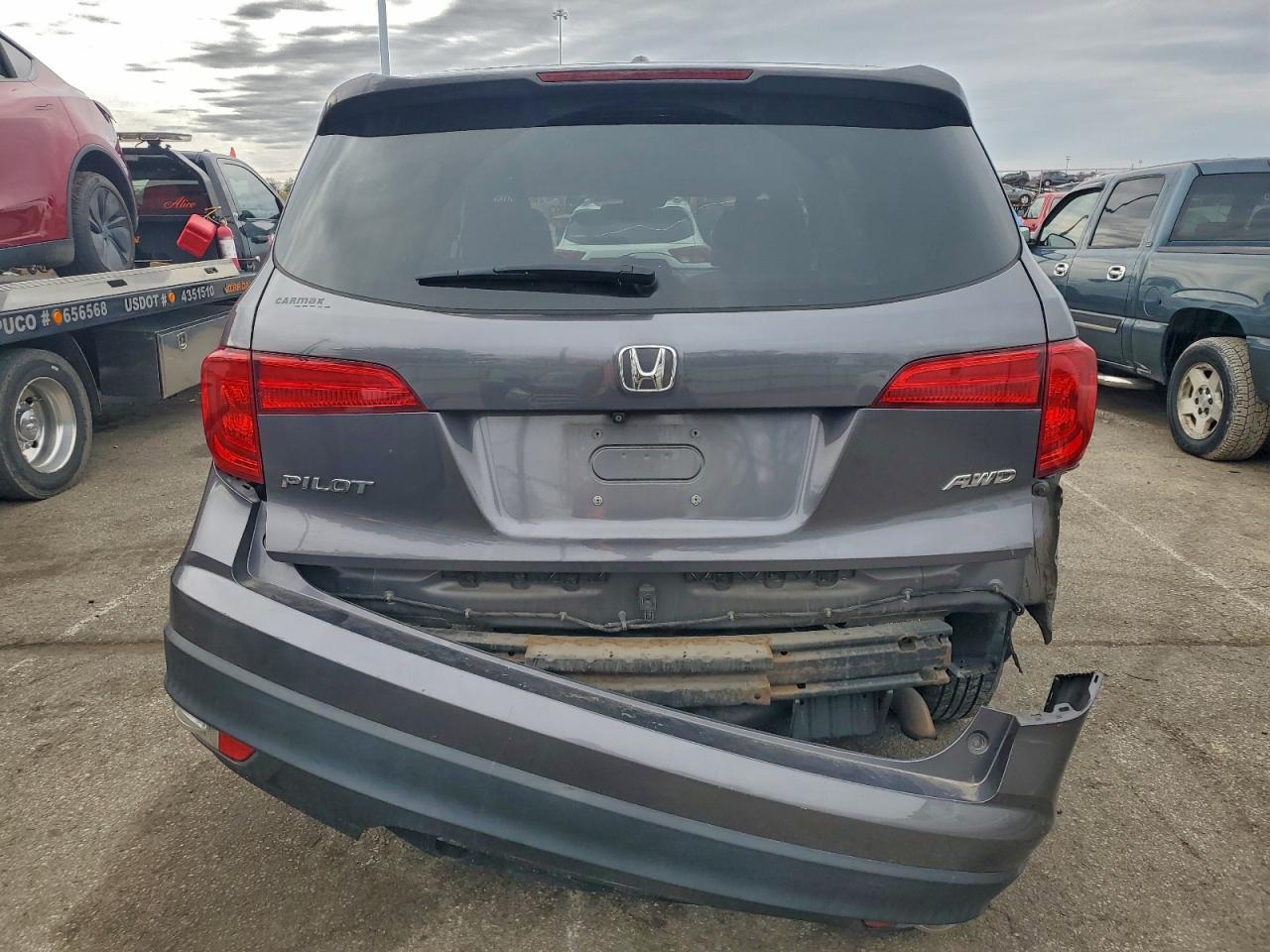 2017 Honda Pilot Exl VIN: 5FNYF6H64HB056789 Lot: 93368035