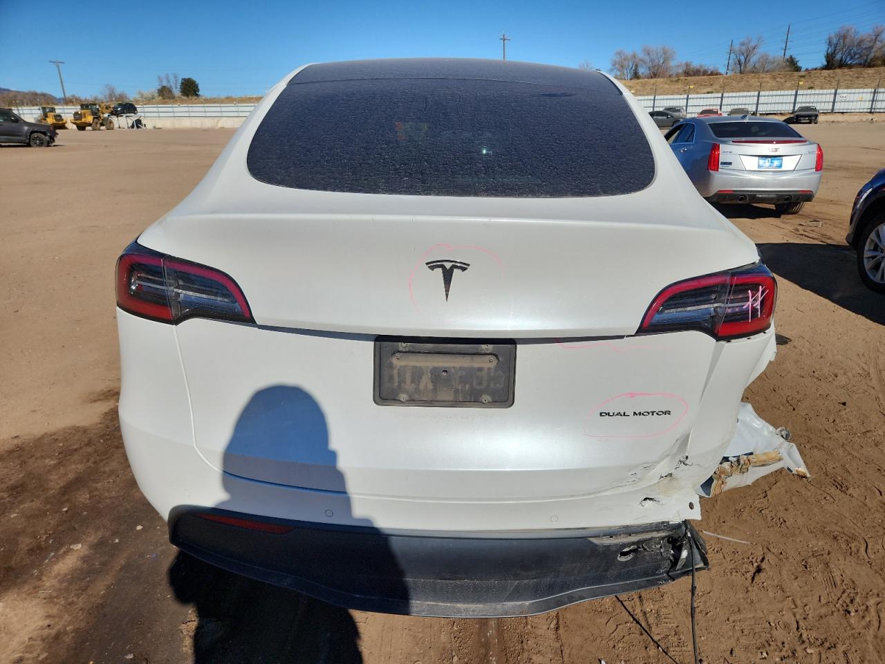 2020 Tesla Model Y VIN: 5YJYGDEEXLF032616 Lot: 92947645