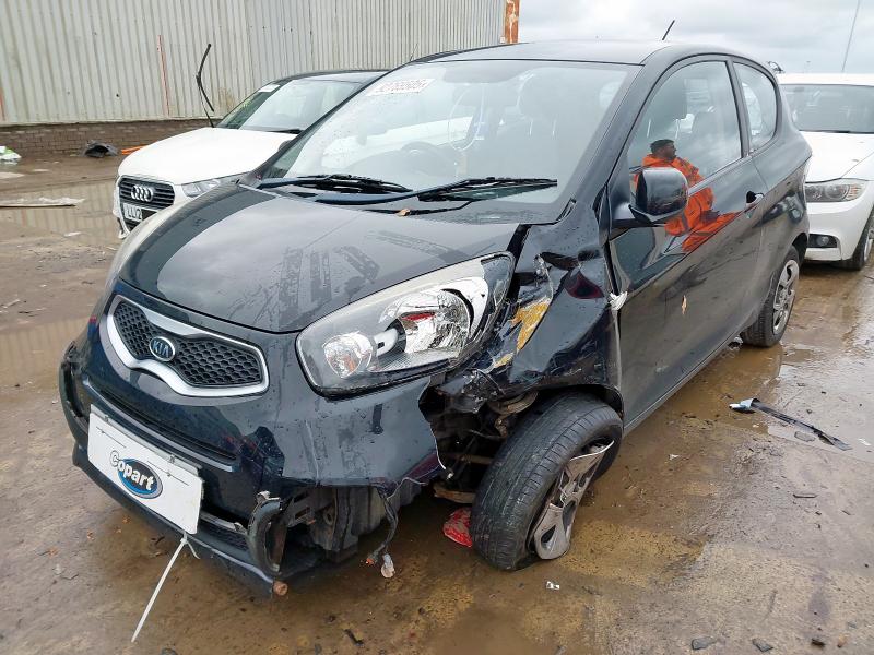 2012 KIA PICANTO 1.0 1 AIR 3DR for sale at Copart PETERLEE