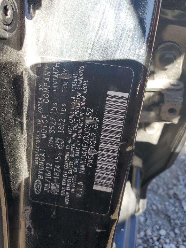 2013 Hyundai Accent Gls VIN: KMHCU4AEXDU330452 Lot: 92225695