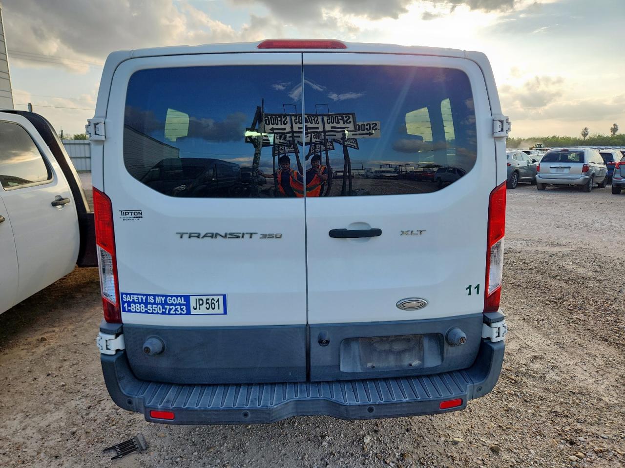 2015 Ford Transit T-350 VIN: 1FBZX2ZM8FKA76054 Lot: 92702275