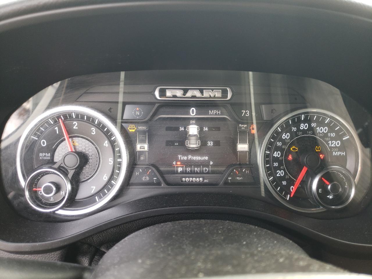 2019 Ram 1500 Big Horn/Lone Star VIN: 1C6RREFT6KN851812 Lot: 93442935