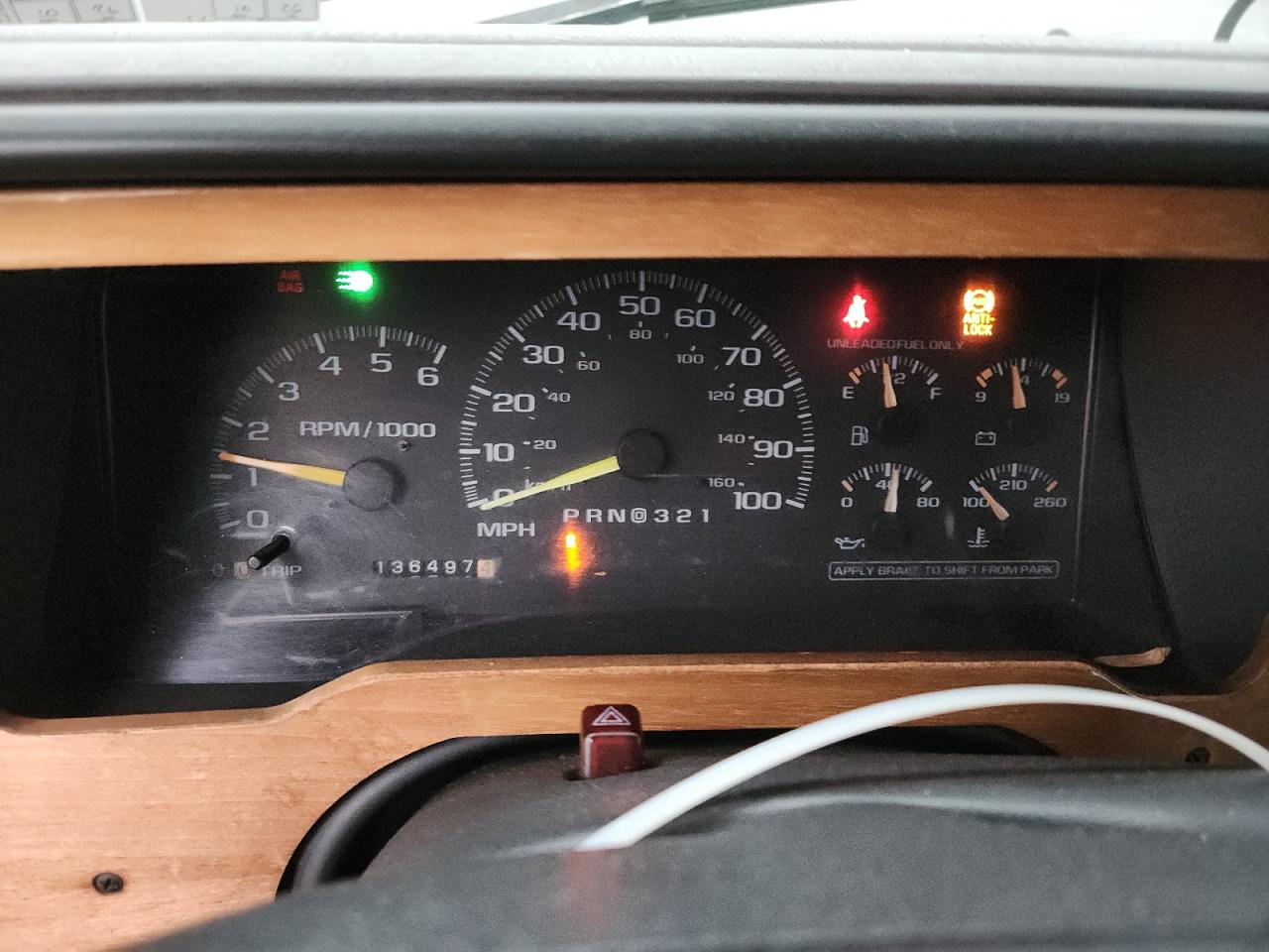 1997 Chevrolet Gmt-400 K1500 VIN: 1GBEK19R4VE163952 Lot: 93273245