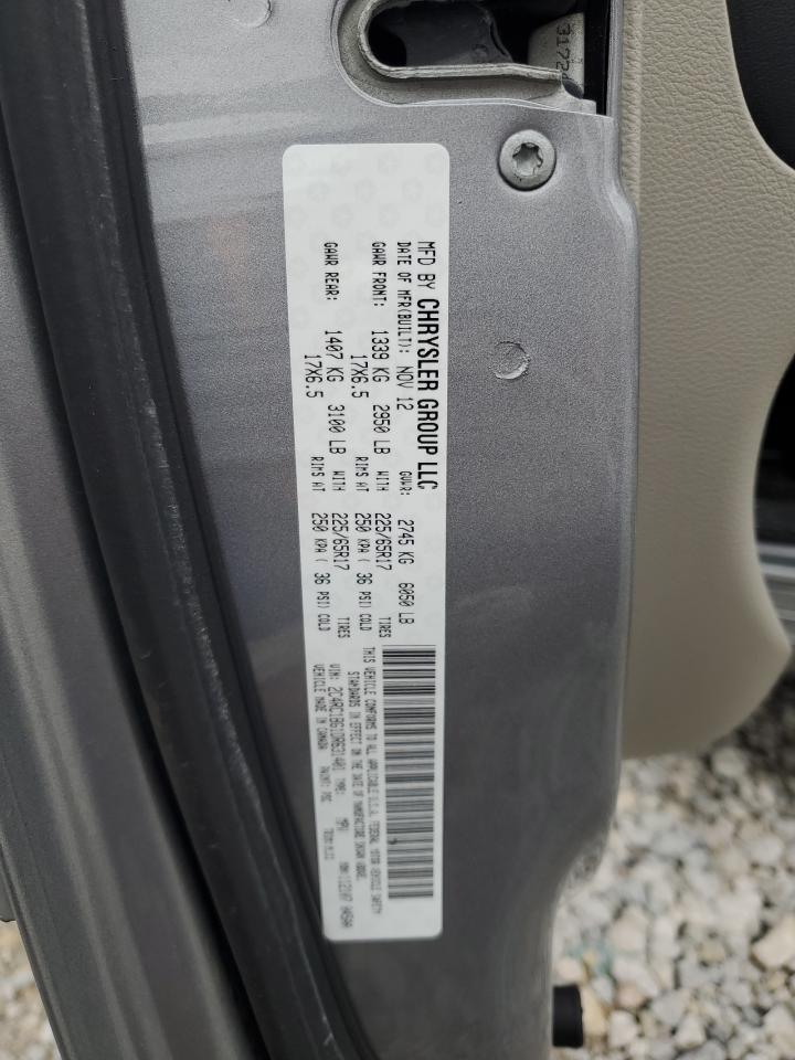 2013 Chrysler Town & Country Touring VIN: 2C4RC1BG1DR631401 Lot: 91684485