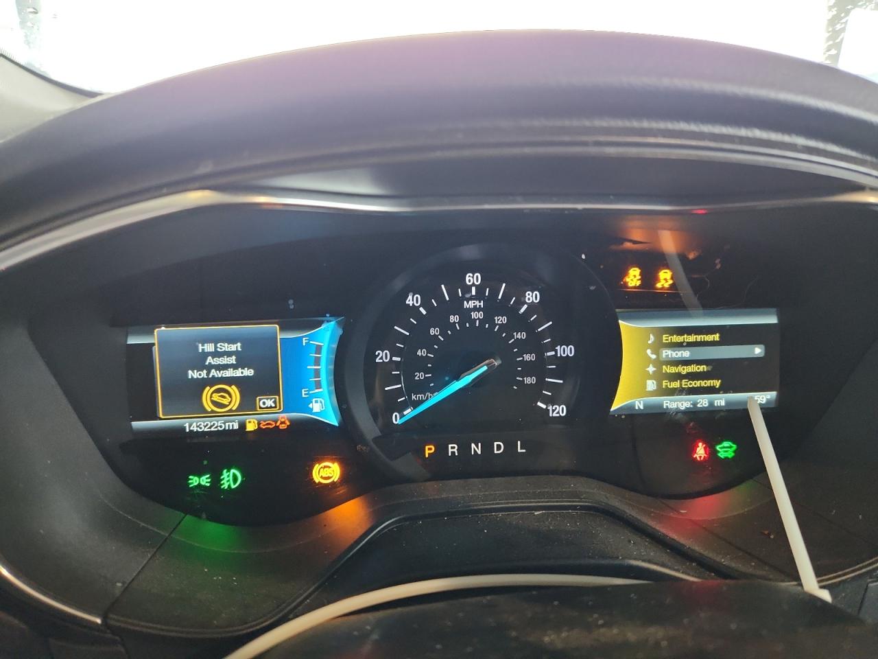 2020 Ford Fusion Titanium VIN: 3FA6P0SU1LR245227 Lot: 93030335