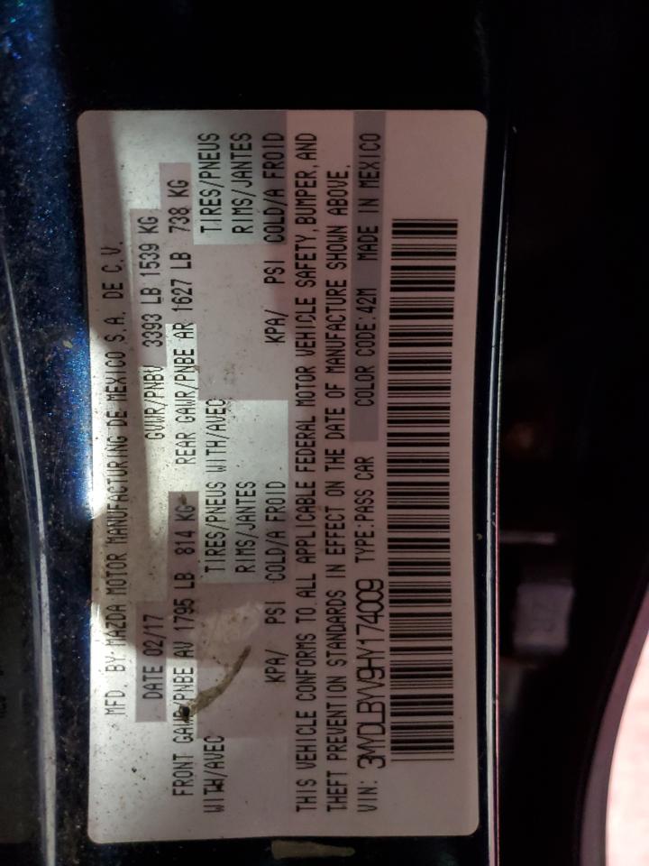 2017 Toyota Yaris Ia VIN: 3MYDLBYV9HY174009 Lot: 92319745