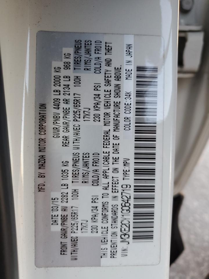 2016 Mazda Cx-5 Touring VIN: JM3KE2CY1G0642719 Lot: 92092345