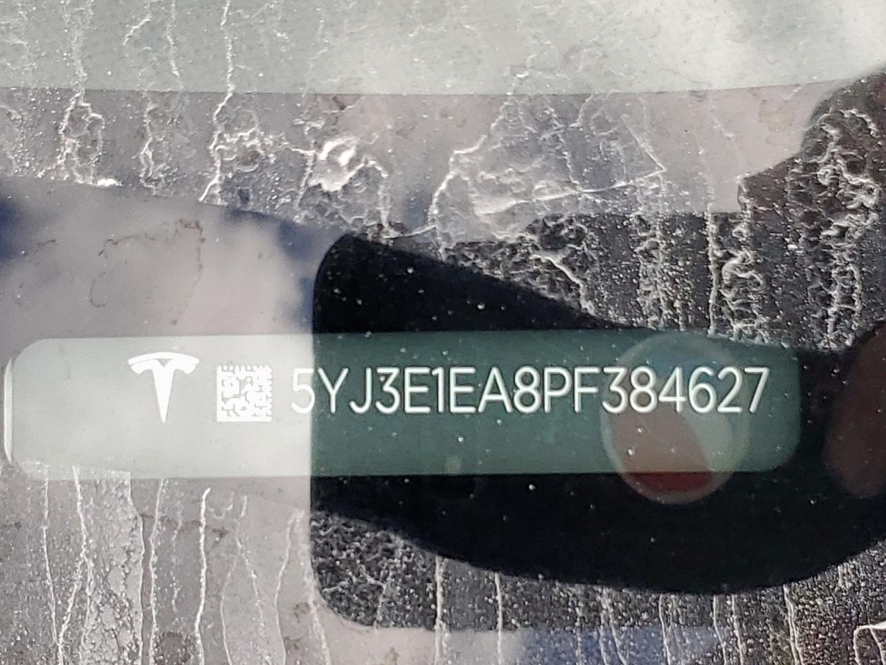 2023 Tesla Model 3 VIN: 5YJ3E1EA8PF384627 Lot: 91137015