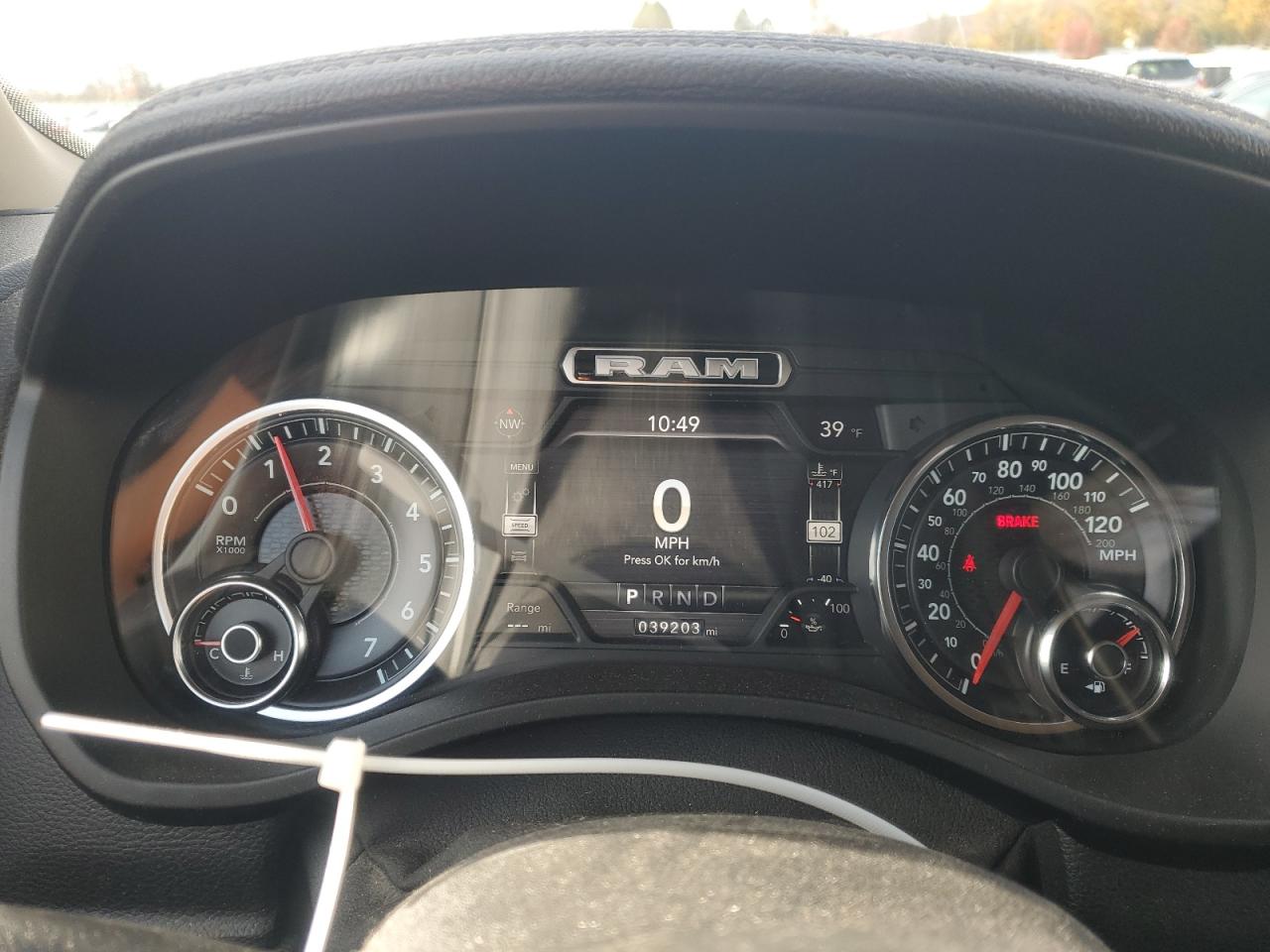 2019 Ram 1500 Laramie VIN: 1C6SRFJT3KN693332 Lot: 91962055