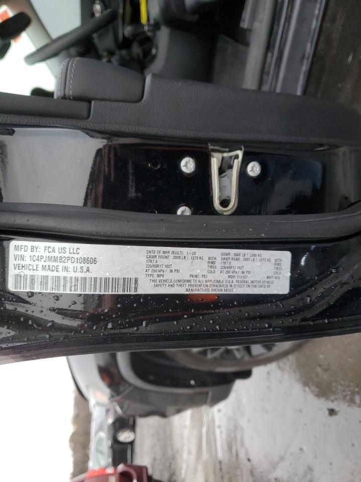 2023 Jeep Cherokee Altitude Lux VIN: 1C4PJMMB2PD108606 Lot: 92020935