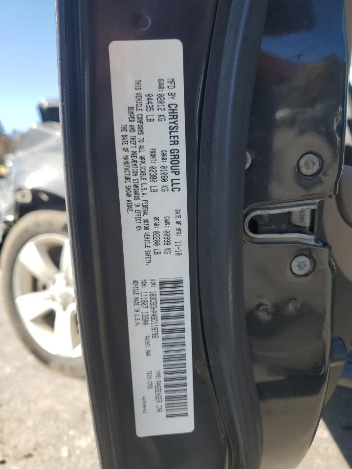 2011 Dodge Caliber Mainstreet VIN: 1B3CB3HA4BD118796 Lot: 92576555