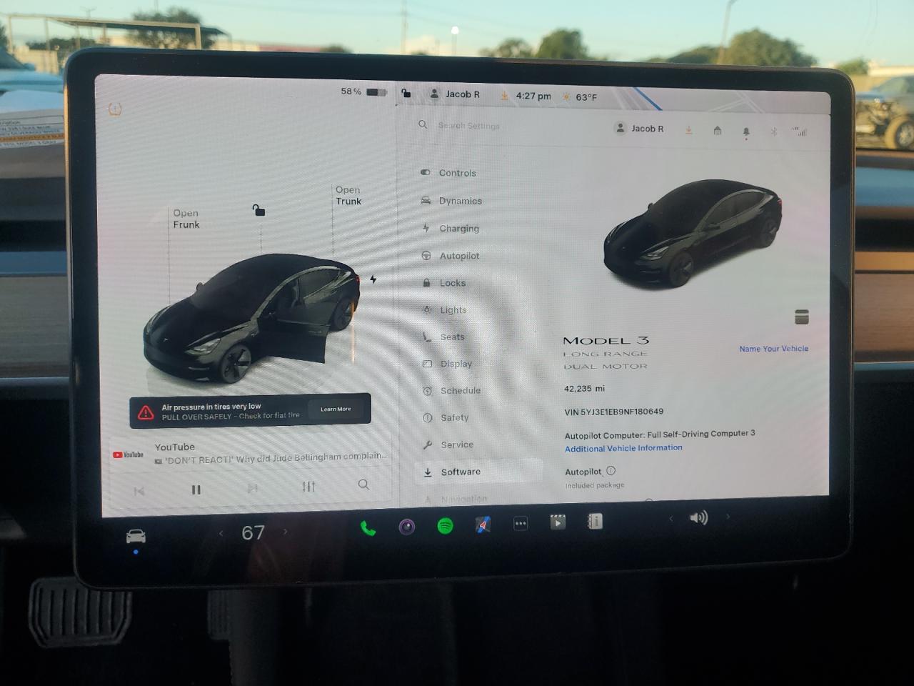 2022 Tesla Model 3 VIN: 5YJ3E1EB9NF180649 Lot: 93512345