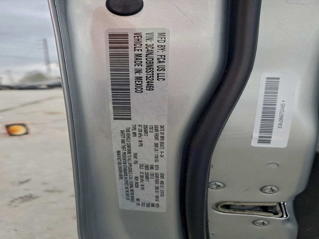 2025 Jeep Compass Latitude VIN: 3C4NJDBN6ST524469 Lot: 94609745