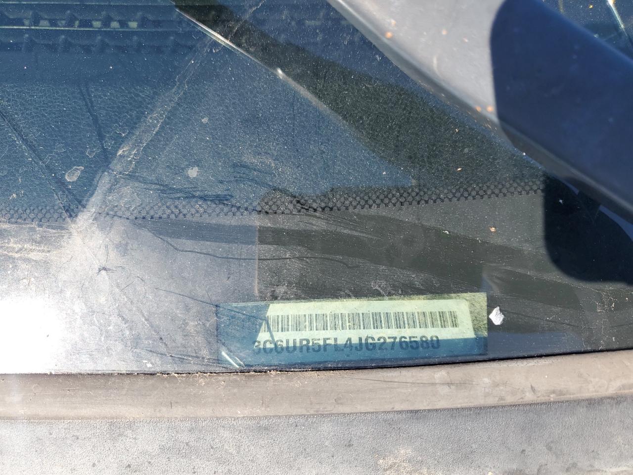 2018 Ram 2500 Laramie VIN: 3C6UR5FL4JG276580 Lot: 91014825