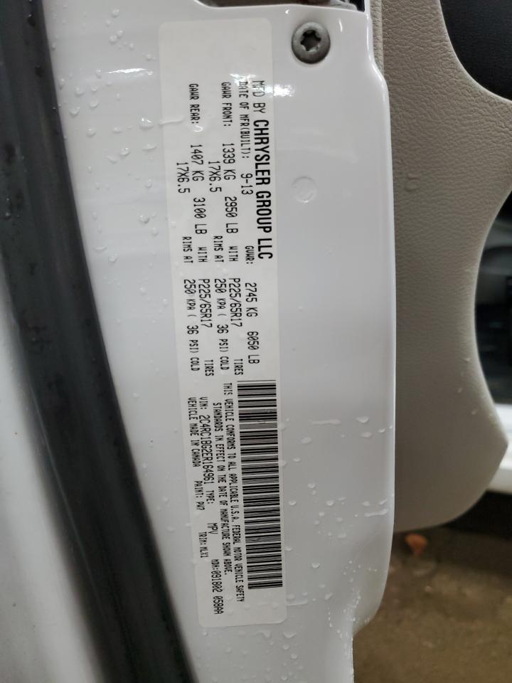 2014 Chrysler Town & Country Touring VIN: 2C4RC1BG2ER164961 Lot: 91434825