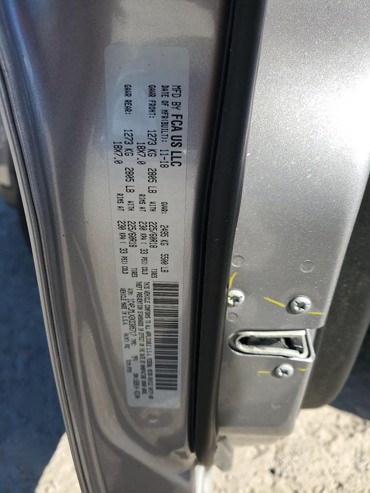 2019 Jeep Cherokee Latitude Plus VIN: 1C4PJMLX2KD305717 Lot: 91061105