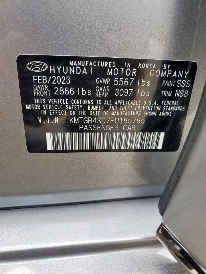 2023 Genesis G80 Base VIN: KMTGB4SD7PU185765 Lot: 91801285