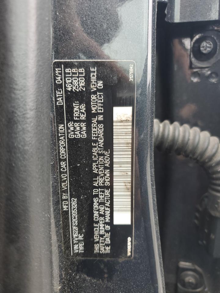 2012 Volvo S60 T5 VIN: YV1622FS2C2053262 Lot: 91563045