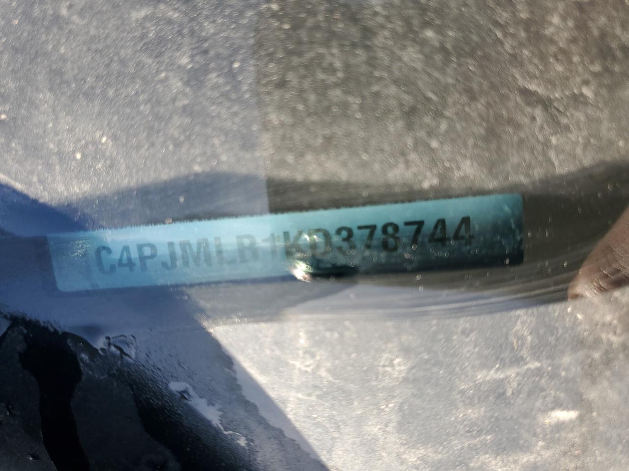 2019 Jeep Cherokee Latitude Plus VIN: 1C4PJMLB1KD378744 Lot: 91902535