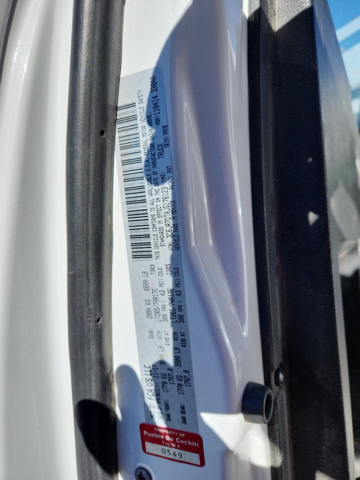 2018 Ram 1500 St VIN: 3C6JR7DT0JG176123 Lot: 90308695