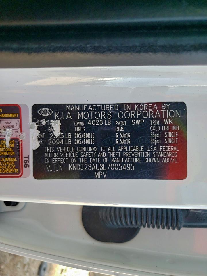 2020 Kia Soul Lx VIN: KNDJ23AU3L7005495 Lot: 94327555