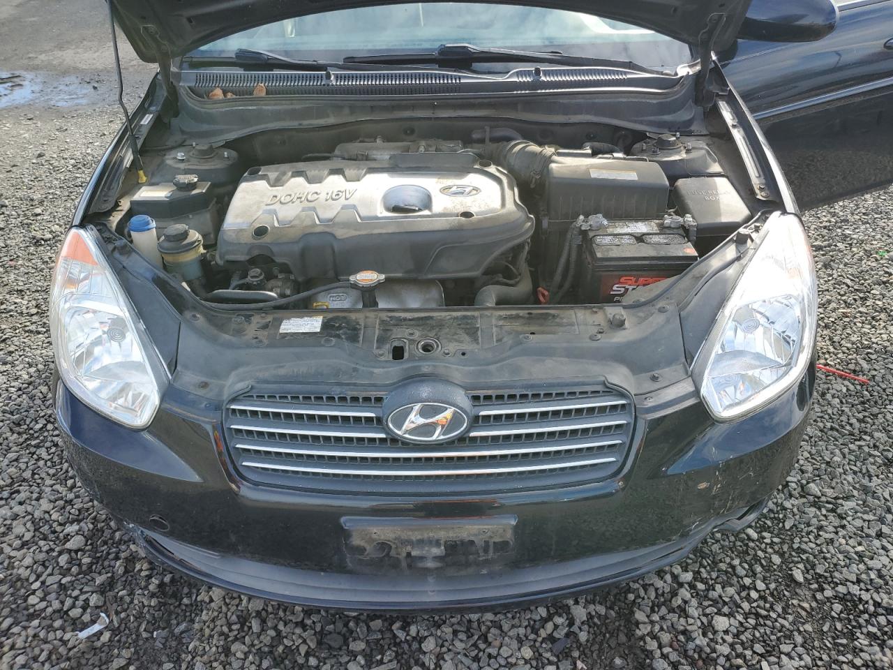 2007 Hyundai Accent Gls VIN: KMHCN46C07U089512 Lot: 93041415