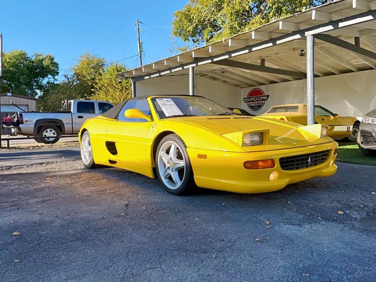 1997 Ferrari F355 Spider yellow cabrio gas ZFFXR48A3V0107772 photo #1