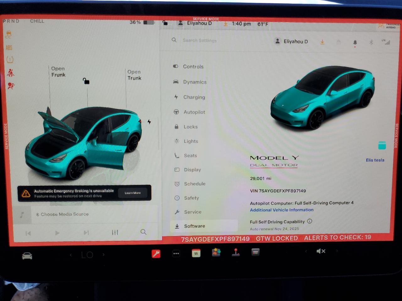 2023 Tesla Model Y VIN: 7SAYGDEFXPF897149 Lot: 92840375