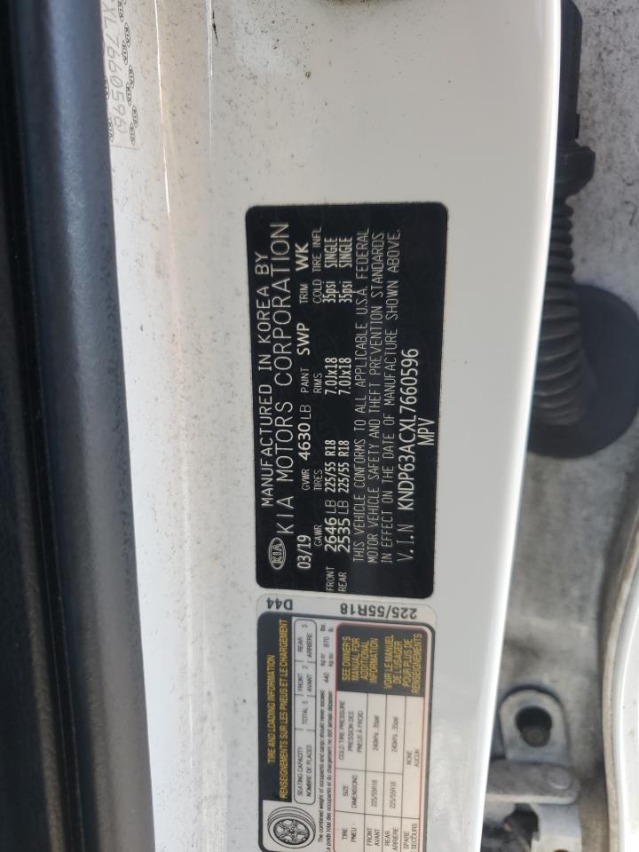 2020 Kia Sportage S VIN: KNDP63ACXL7660596 Lot: 92377185