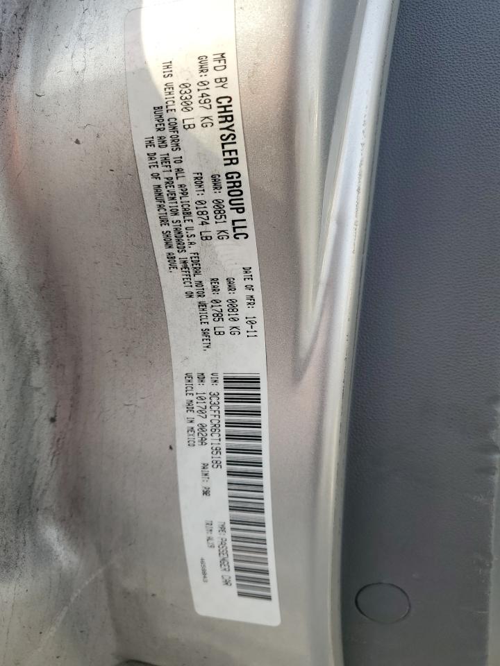 2012 Fiat 500 Lounge VIN: 3C3CFFCR6CT195185 Lot: 92546975