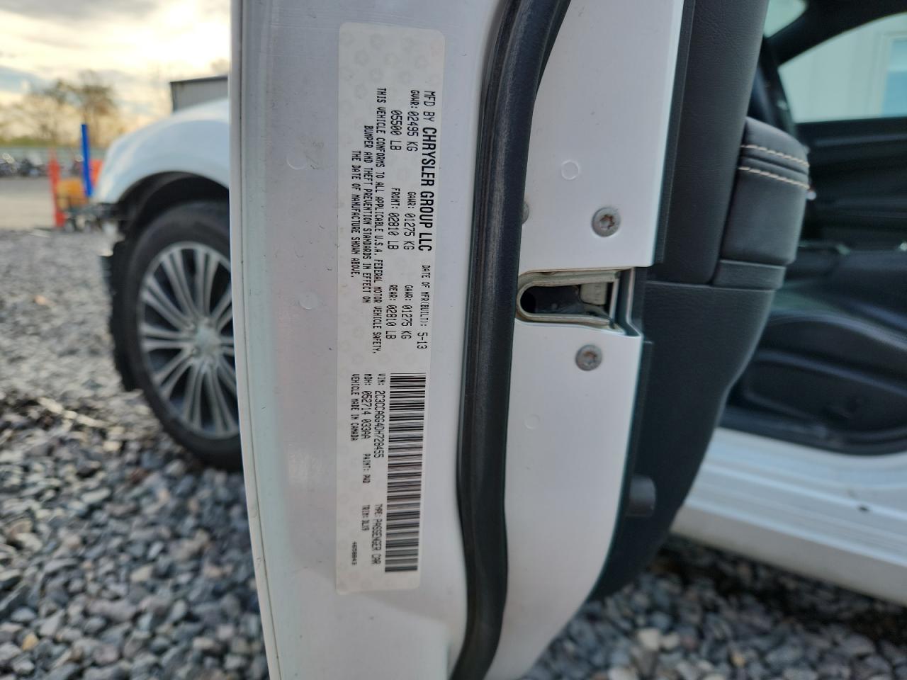 2013 Chrysler 300 S VIN: 2C3CCAGG4DH728455 Lot: 92002665