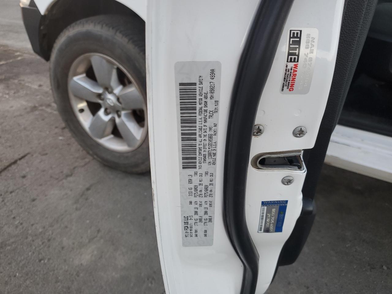 2016 Ram 1500 Slt VIN: 1C6RR7LM1GS105866 Lot: 91258705