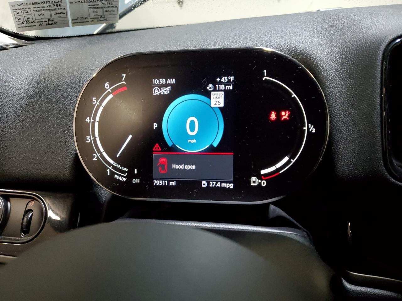 2023 Mini Cooper S Countryman All4 VIN: WMZ83BR02P3P34625 Lot: 92894735