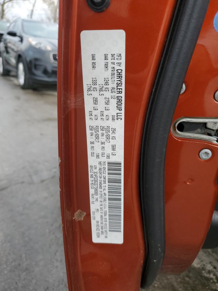 2013 Dodge Journey Sxt VIN: 3C4PDDBG3DT506869 Lot: 93373815