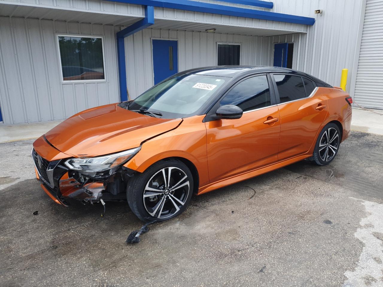 2020 Nissan Sentra Sr orange null gas 3N1AB8DV4LY221830 photo #1