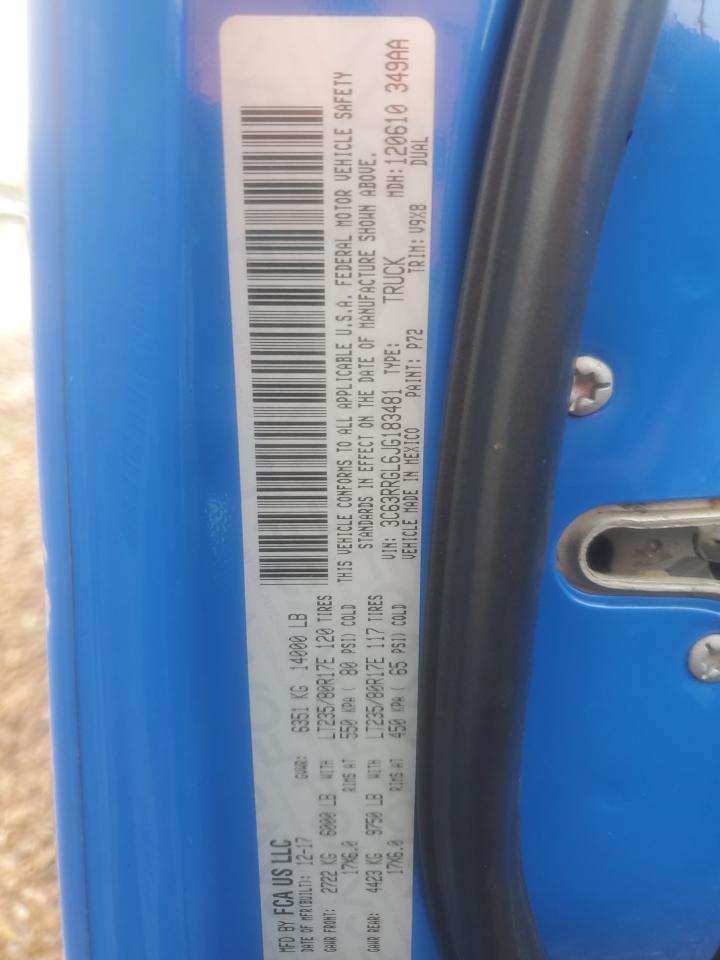 2018 Ram 3500 St VIN: 3C63RRGL6JG183481 Lot: 87037545