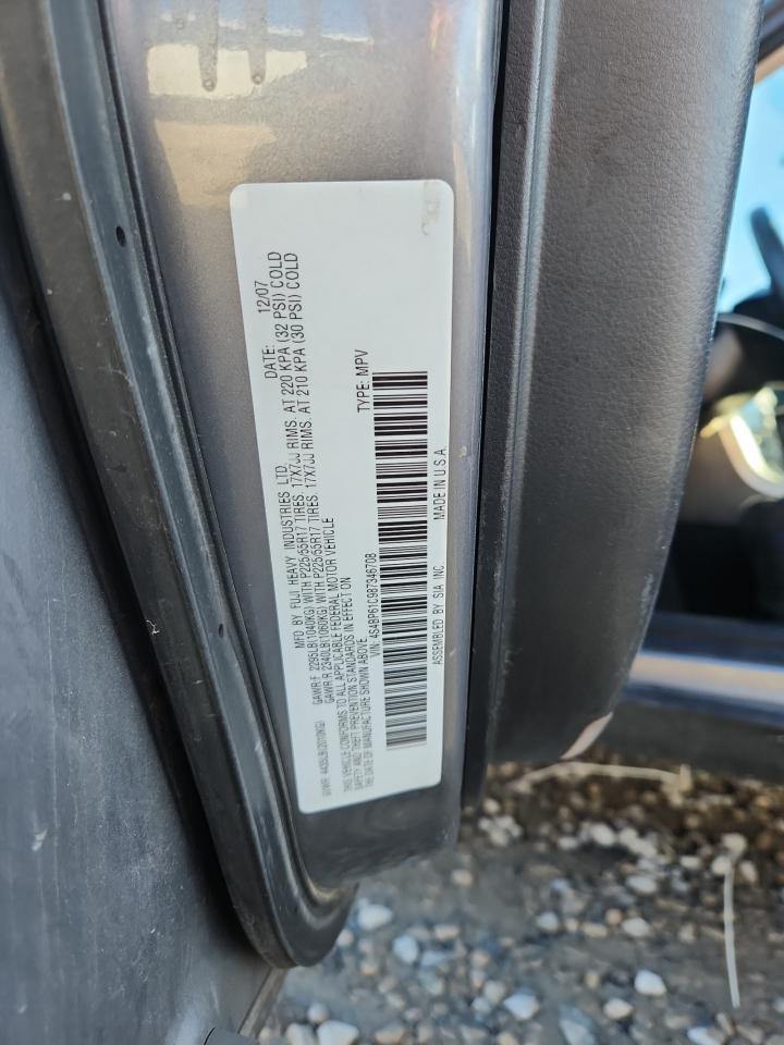 2008 Subaru Outback 2.5I VIN: 4S4BP61C987346708 Lot: 91712745