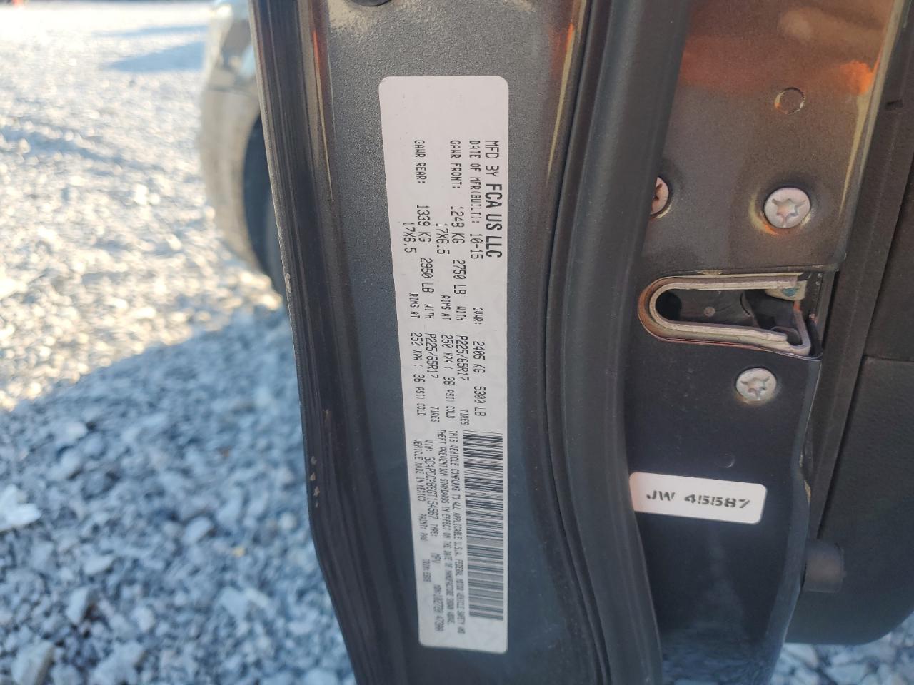 2016 Dodge Journey Se VIN: 3C4PDCAB6GT154567 Lot: 92419745