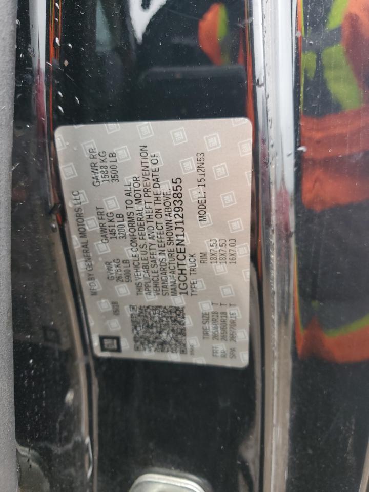 2018 Chevrolet Colorado Lt VIN: 1GCHTCEN1J1293855 Lot: 91706475