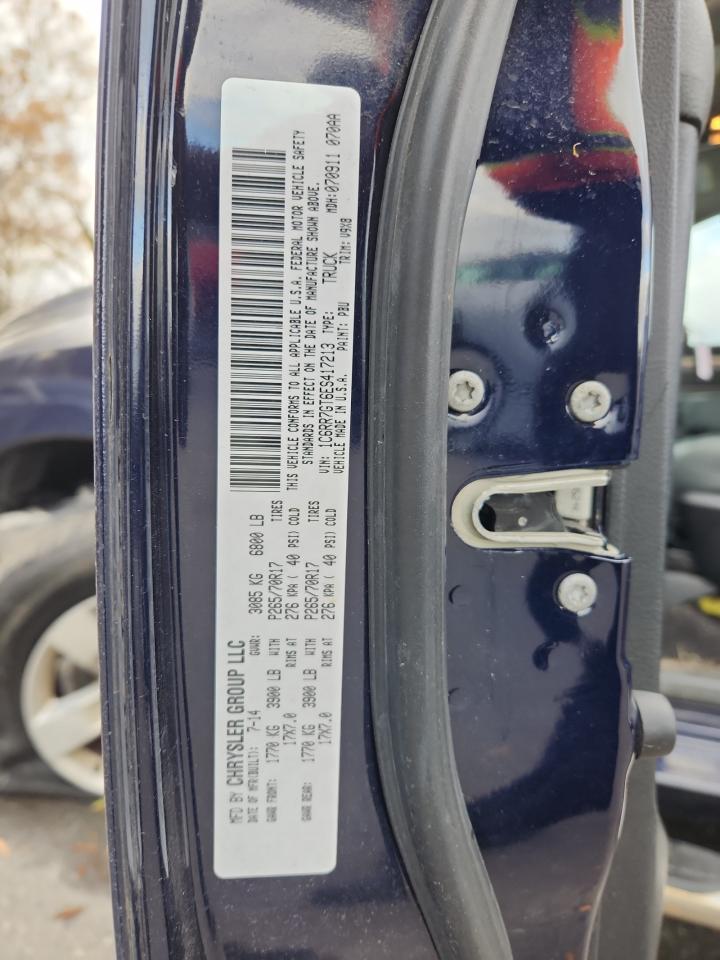 2014 Ram 1500 Slt VIN: 1C6RR7GT6ES417213 Lot: 91697305