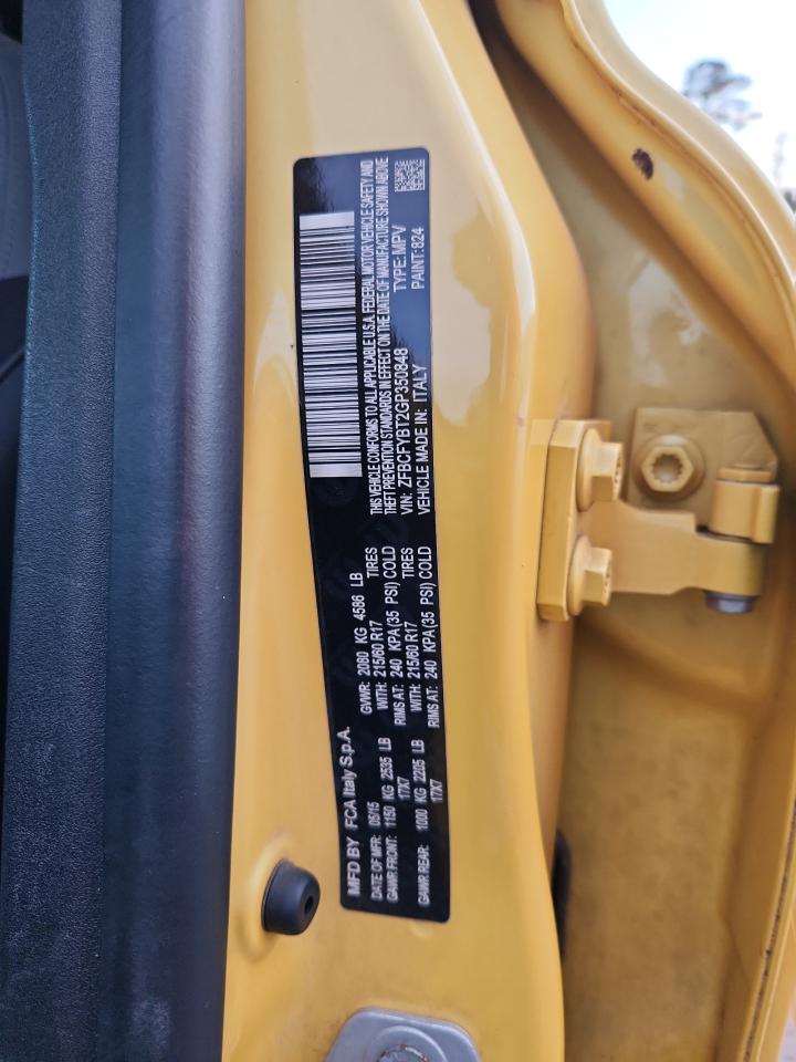 2016 Fiat 500X Easy VIN: ZFBCFYBT2GP350848 Lot: 92787675