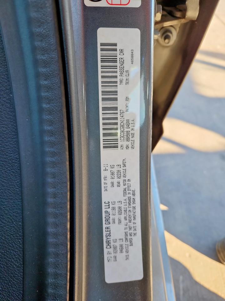 2012 Chrysler 200 Limited VIN: 1C3CCBCG8CN114767 Lot: 92459895