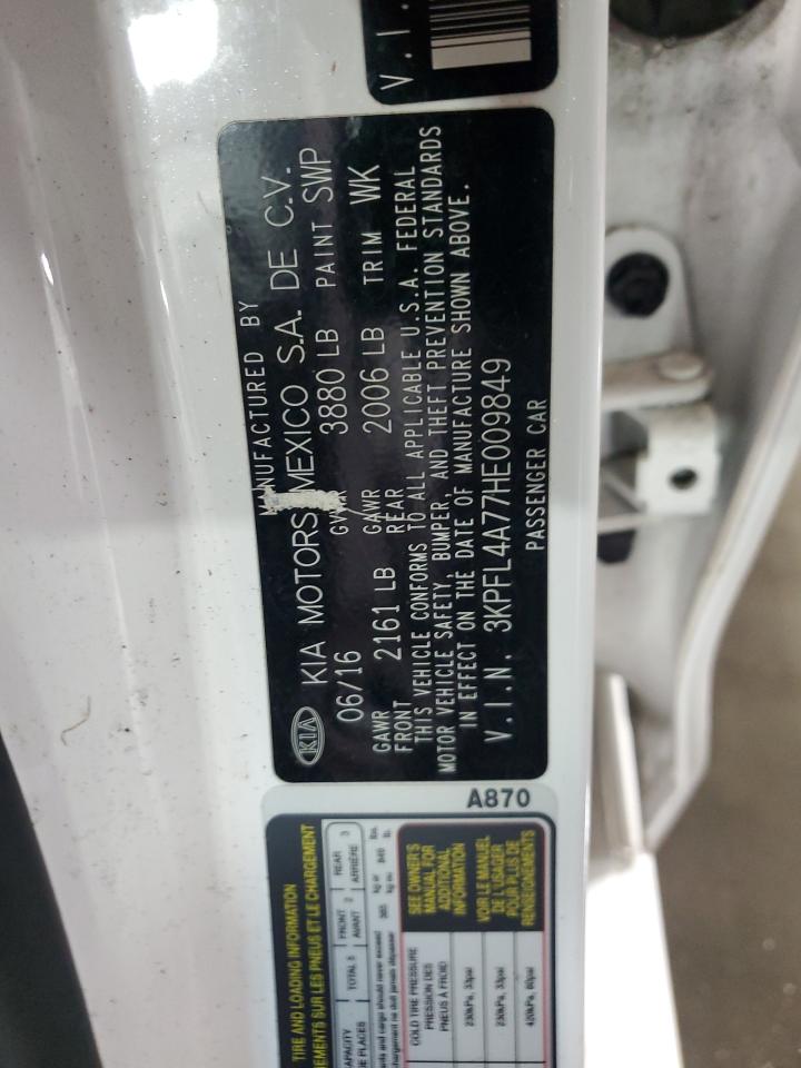 2017 Kia Forte Lx VIN: 3KPFL4A77HE009849 Lot: 92056945