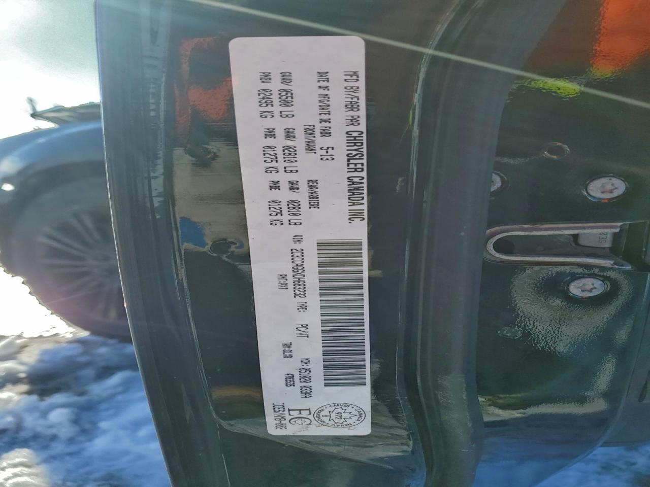 2013 Chrysler 300 S VIN: 2C3CCAGGXDH683232 Lot: 92627135