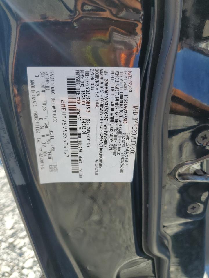 2003 Mercury Marauder VIN: 2MEHM75V53X676467 Lot: 91549535