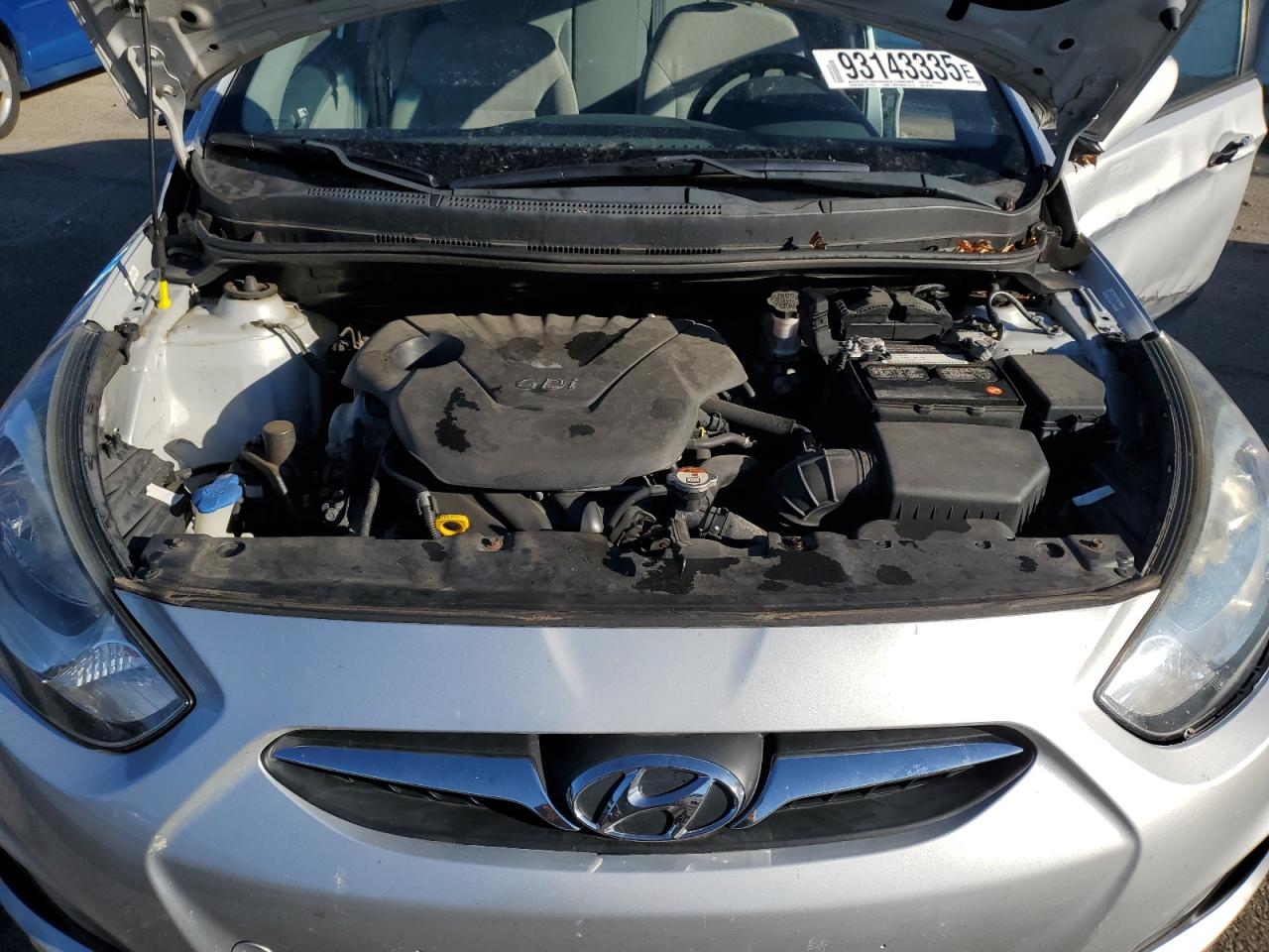 2013 Hyundai Accent Gls VIN: KMHCT4AE6DU401133 Lot: 93143335